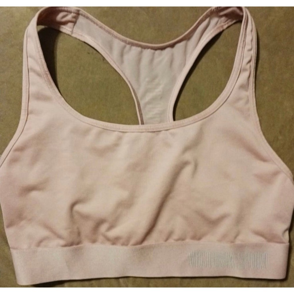 Victoria's Secret Victoria Sport Light Pink Low Impact Sports‎ Bra, Small